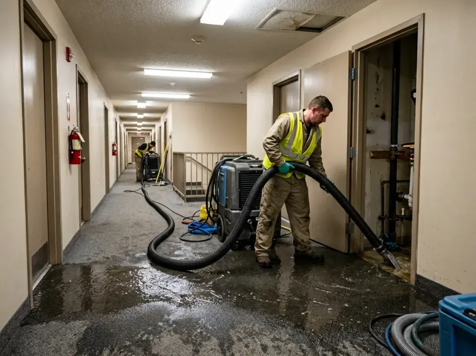 multi-unit-apartment-hallway-f-005 — frequently asked questions, Emergency Burst Pipe Water Extraction & Removal in Alhambra…